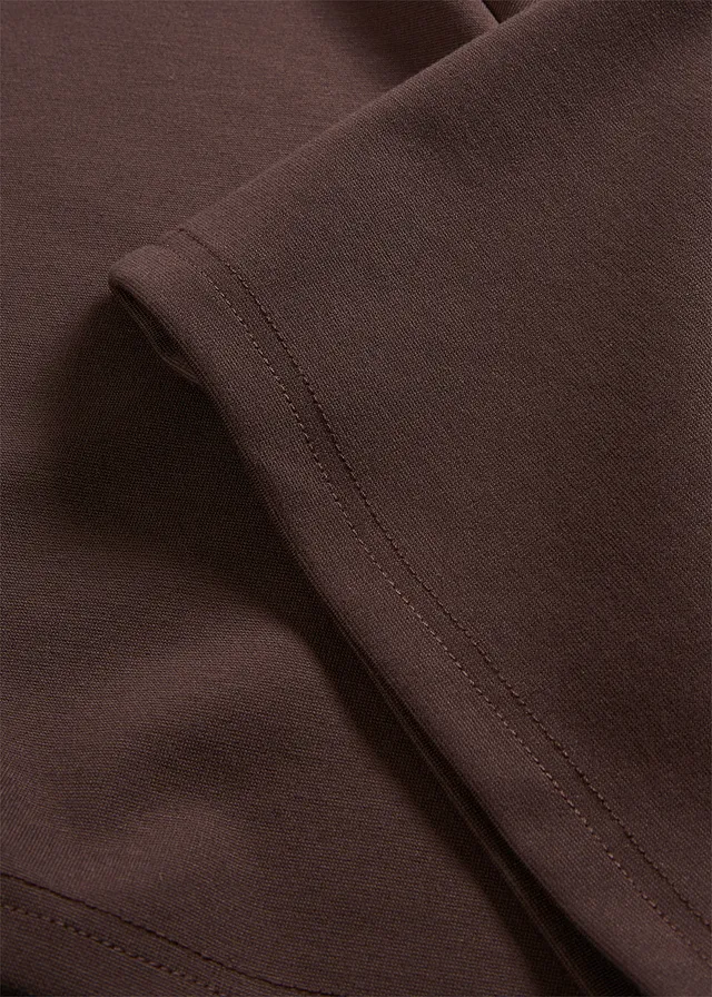 Cape shirt met lange mouwen • donkerbruin • product-page.page-title-suffix