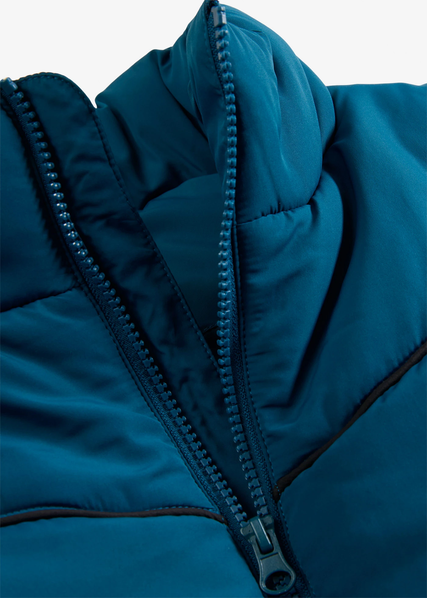 Geacă de iarnă vătuită, bufantă • albastru petrol • magazin bonprix