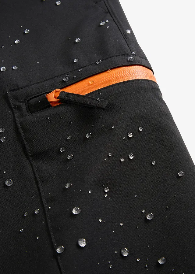 Pantalon cargo imperméable et chaud, coupe ample • noir • product-page.page-title-suffix