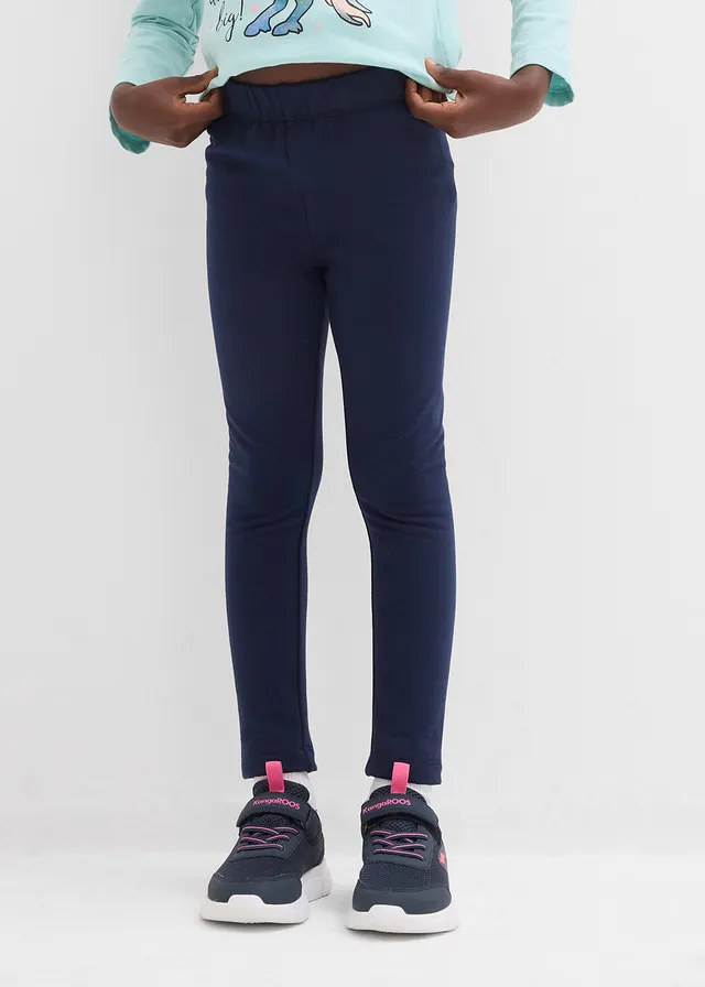 Lot de 2 leggings thermiques, Couleur: bleu foncé