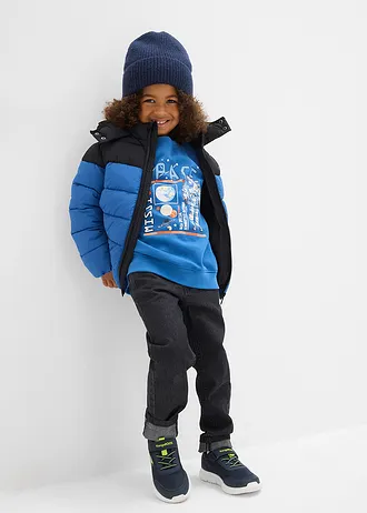 Doudoune d’hiver doublée et déperlante • bleu-noir • Boutique bonprix