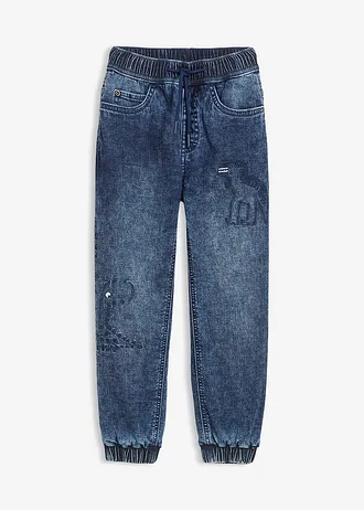 Thermo instapjeans met jersey voering, regular fit, Kleur: blauw denim