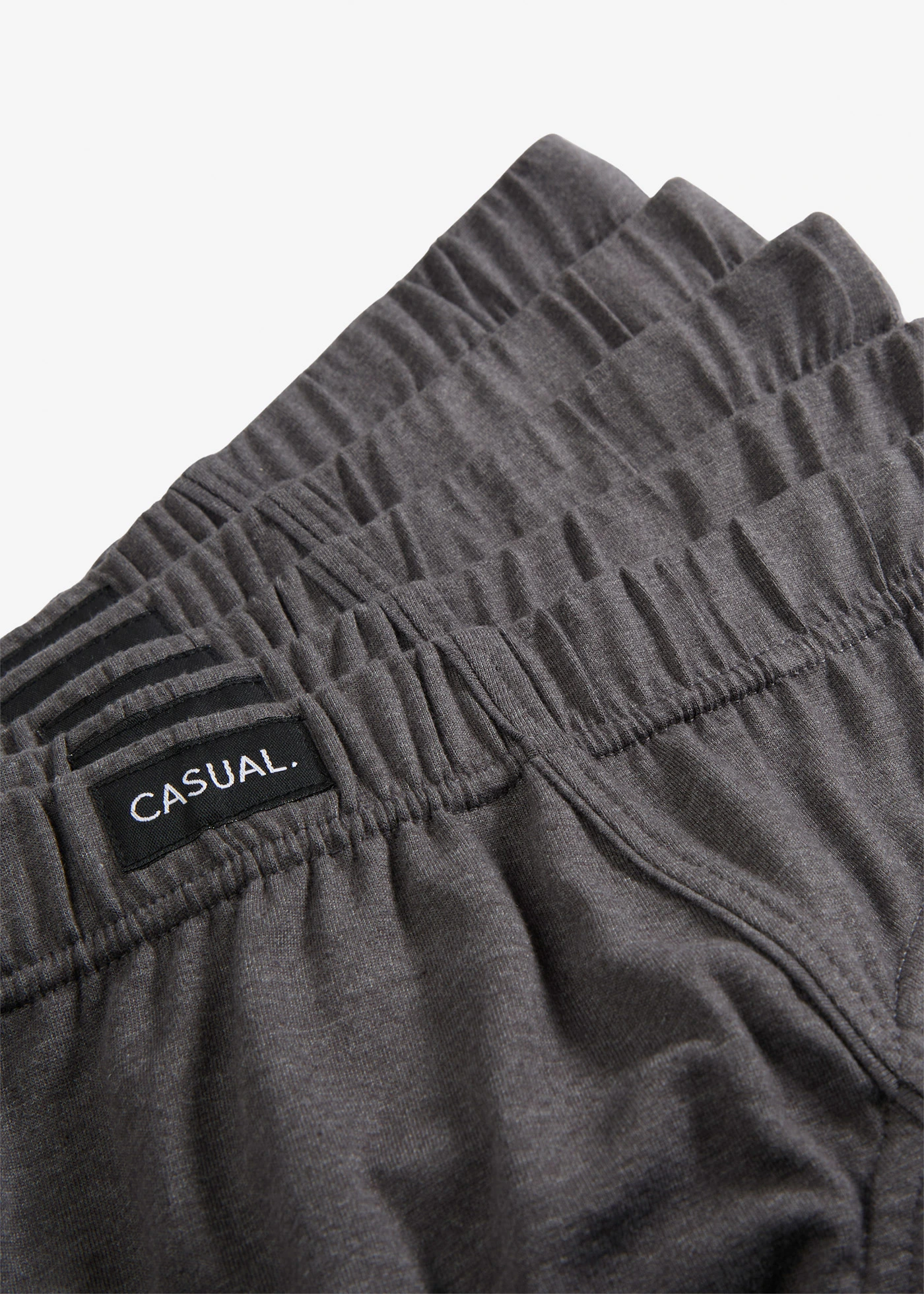 Lot de 5 slips Maxi coton • anthracite chiné • Boutique bonprix