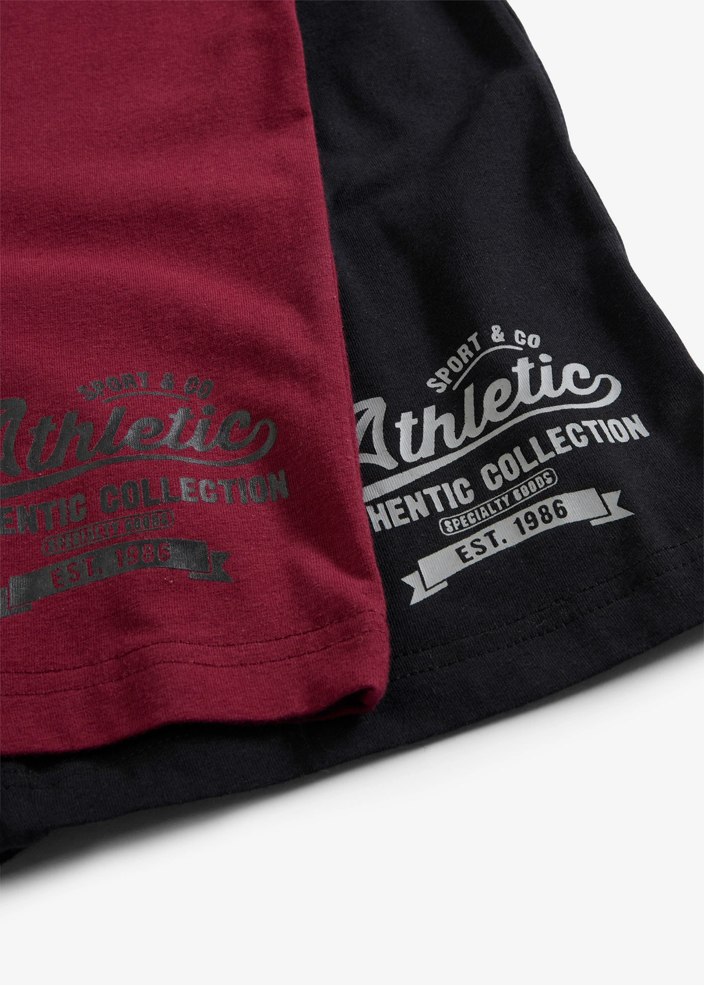 Dlouhé přiléhavé boxerky s bavlnou (3 ks v balení) • javorově červeno-černá • bonprix obchod