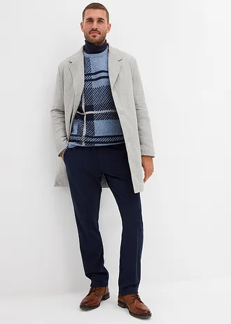 Trui • beige-blauw-donkerblauw geruit • bonprix online shop