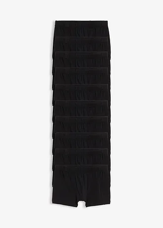 Bokserki z bawełną, dopasowany fason (10 par)