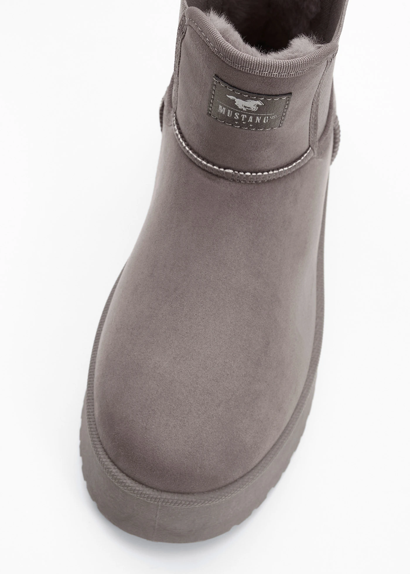 Kotníková obuv na platformě Mustang • hnědošedá • bonprix obchod