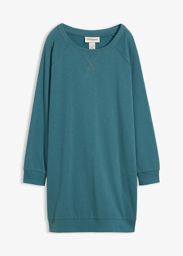 Robe sweat • vert poivre • Boutique bonprix