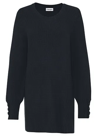 Pull long à boutons