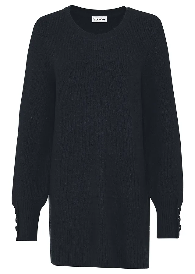 Pull long à boutons