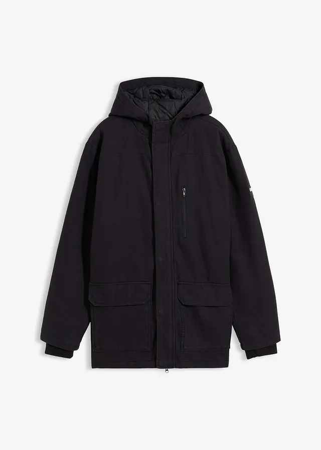 Zimná bunda z plátna