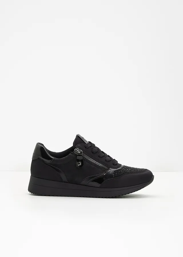 Jana sneakers aangename wijdte • zwart • bonprix online shop