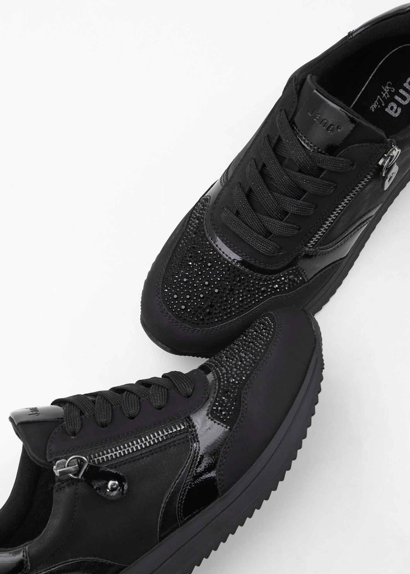 Jana sneakers aangename wijdte • zwart • bonprix online shop