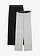 Lot de 2 pantalons de pyjama, Couleur: gris clair chiné+noir