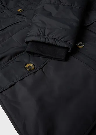 Parka rembourrée avec poches plaquées • noir • Boutique bonprix