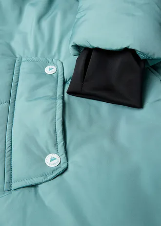 Lange, gewatteerde outdoor jas met isolerende warmtetechnologie • mineraalblauw • bonprix online shop