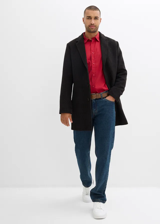 Chemise habillée extensible, slim • rouge piment • product-page.page-title-suffix