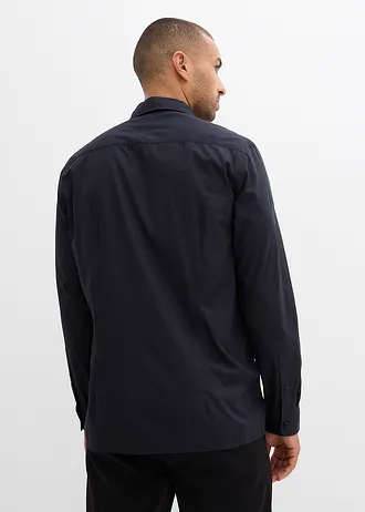 Chemise regular 100% coton et nœud papillon (ens. 2 pces) • noir • Boutique bonprix