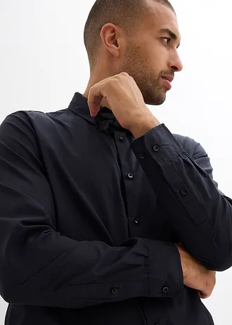 Chemise et nœud papillon (ens. 2 pces) • noir • Boutique bonprix