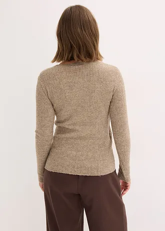 Trui, Kleur: lichtbruin gemêleerd