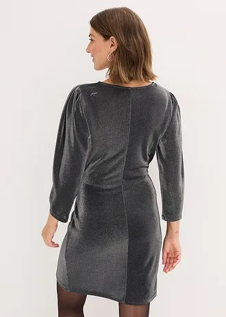 Jersey jurk, Kleur: zwart