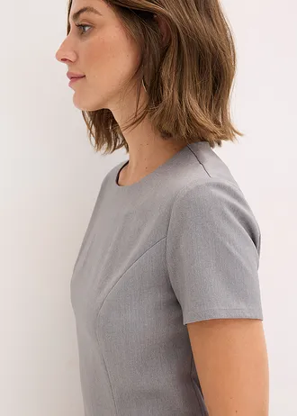 Mini šaty • šedá melír • bonprix obchod