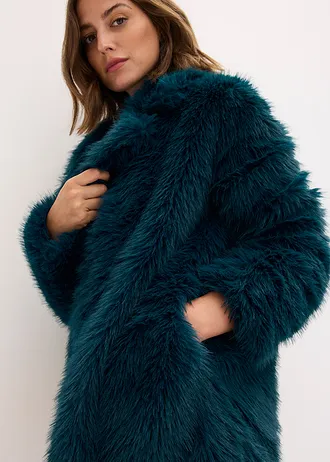 Bunda z umělé kožešiny • mlžná mátová • bonprix obchod