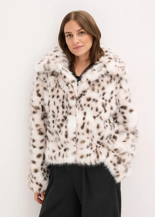 Veste en peluche • crème animalier • product-page.page-title-suffix