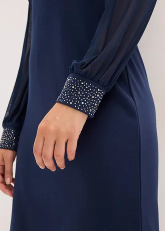 Žerzejové šaty • tmavě modrá • bonprix obchod