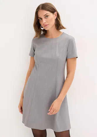 Mini šaty • šedá melír • bonprix obchod