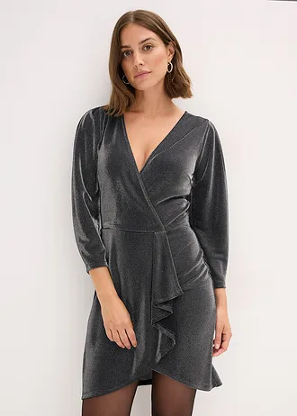Robe en jersey • noir • Boutique bonprix