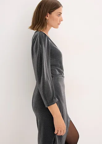 Robe en jersey • noir • Boutique bonprix