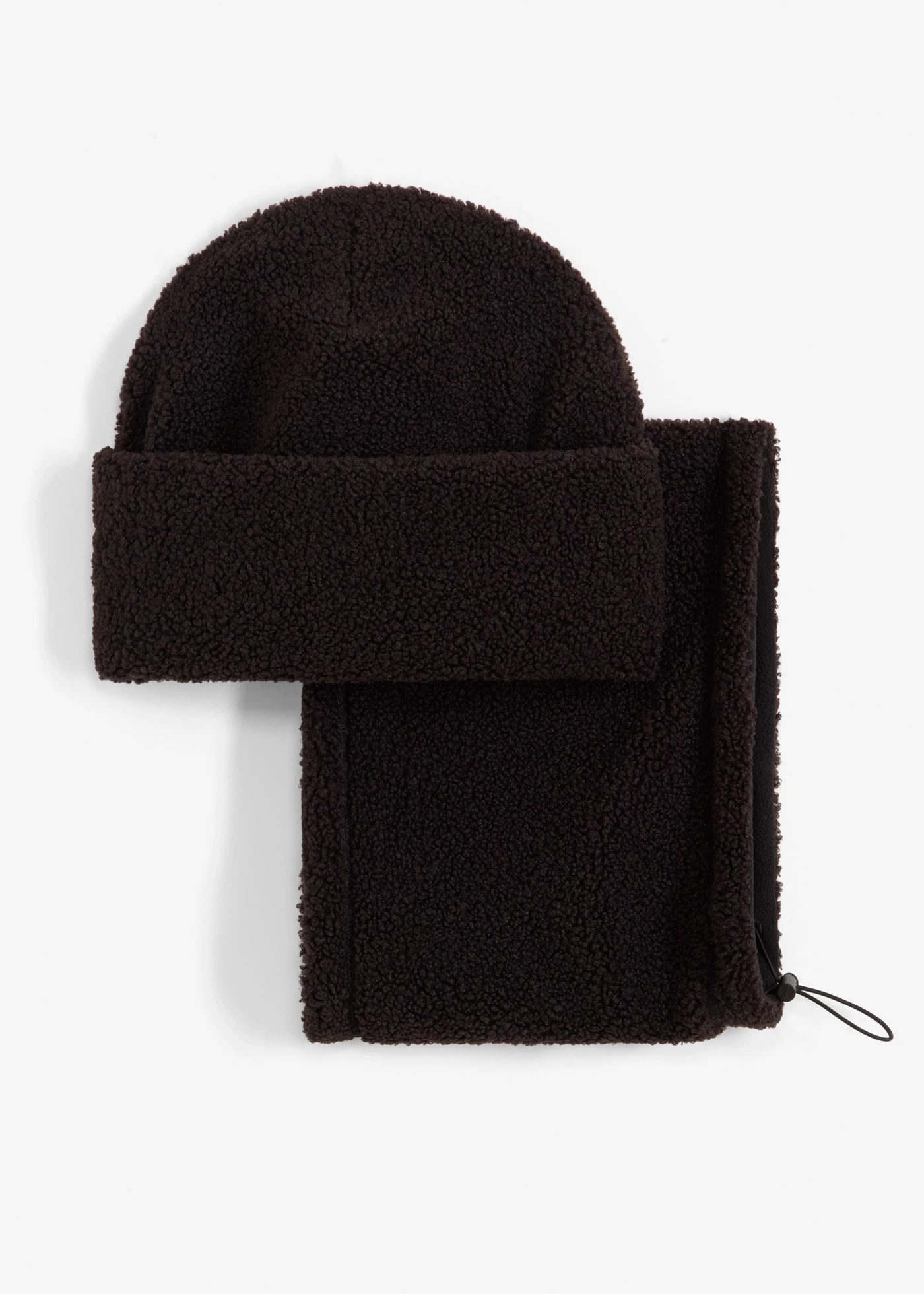 Šála a čepice (2dílná souprava) • černá • bonprix obchod