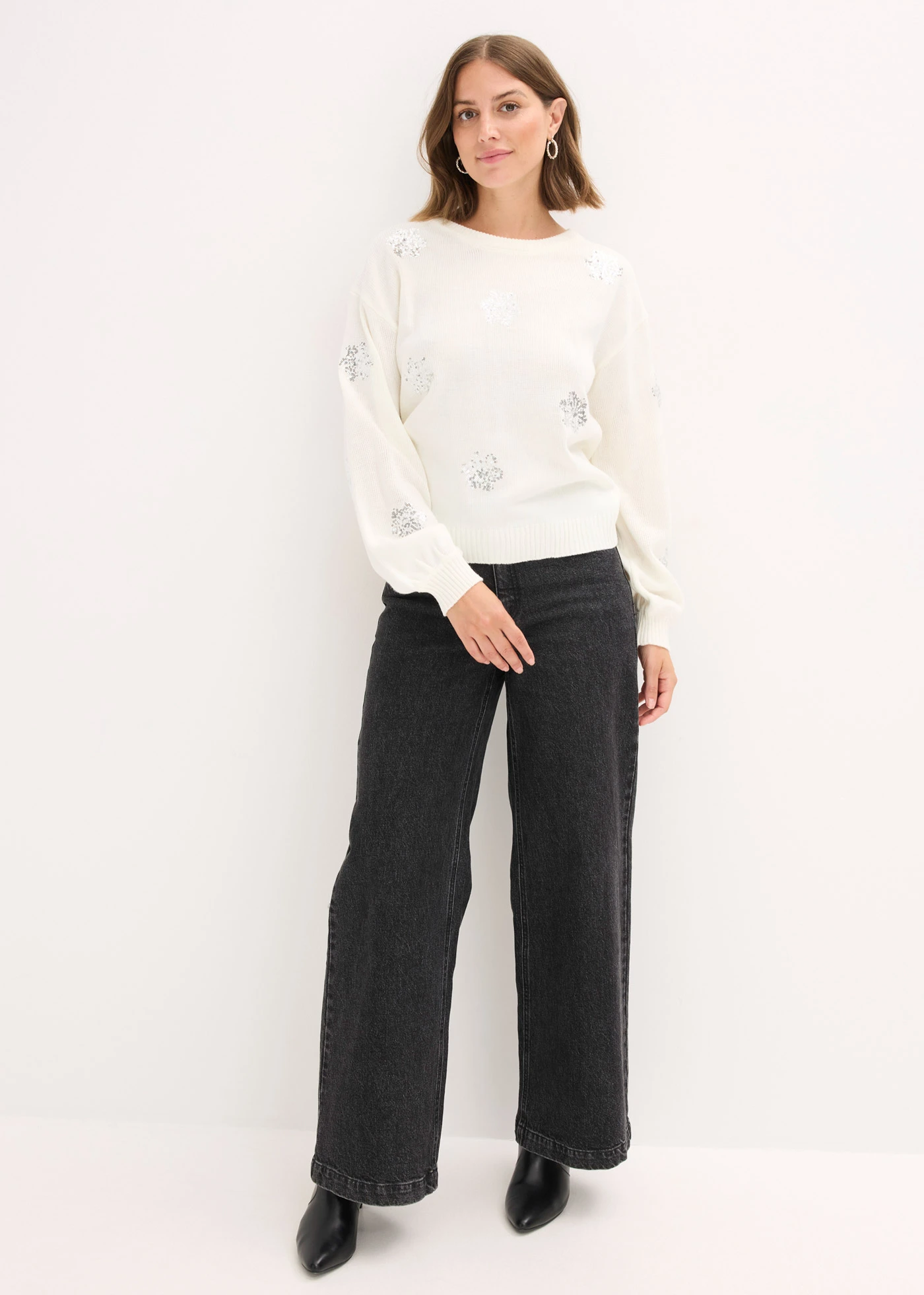 Pull • ecru • Boutique bonprix