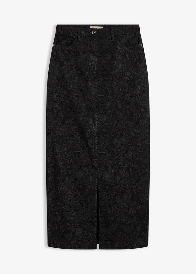 Fustă din material elastic cu bumbac