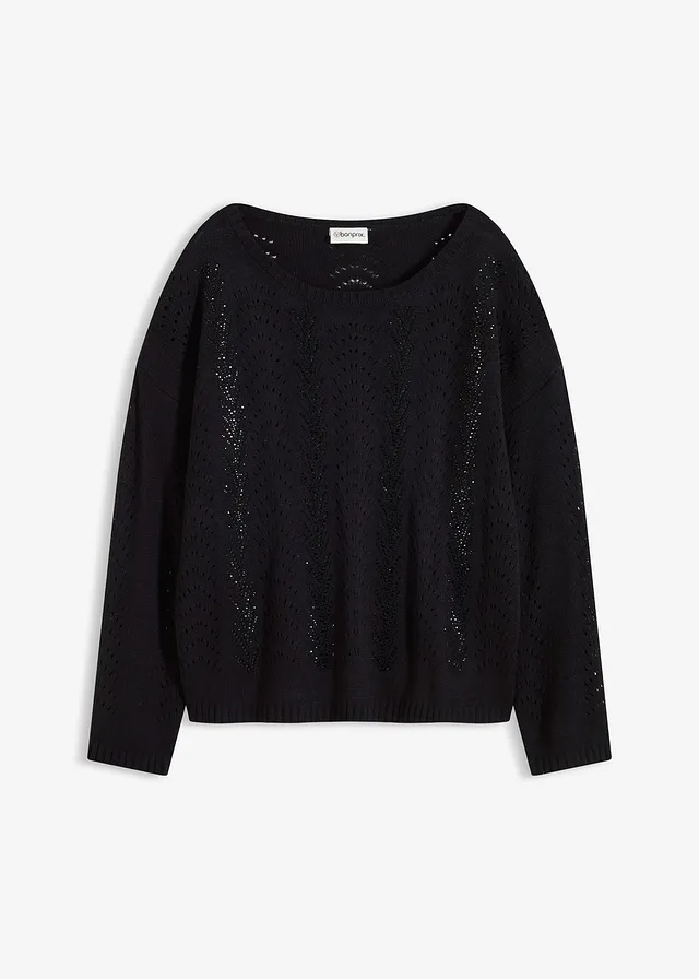 Pull en maille ajourée