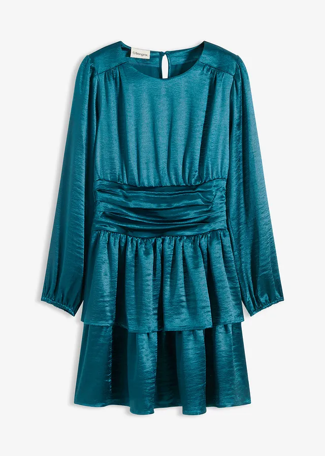 Robe courte, Couleur: pétrole