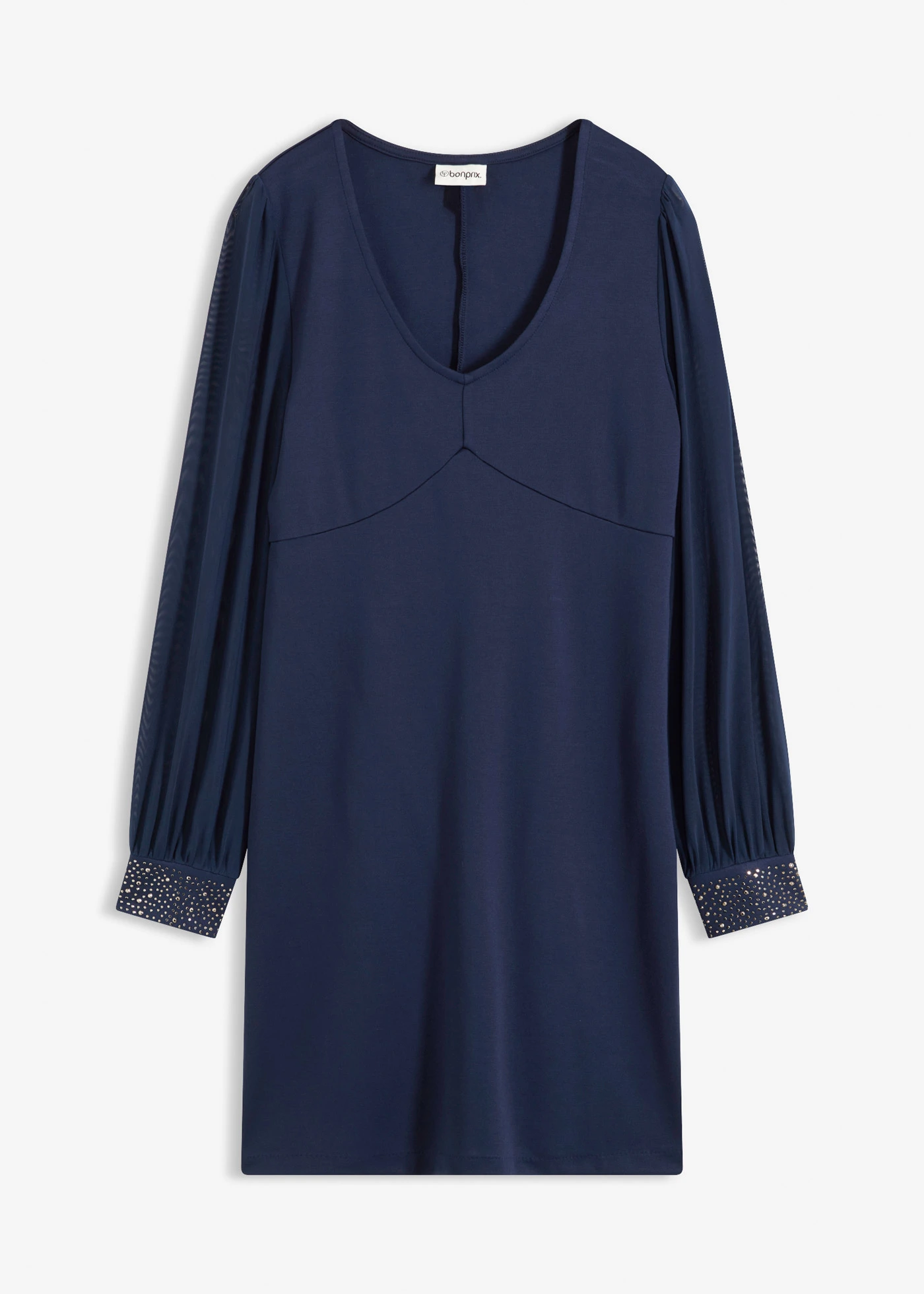 Jersey jurk • donkerblauw • bonprix online shop