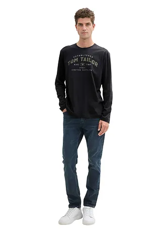 Tom Tailor longsleeve, Kleur: zwart