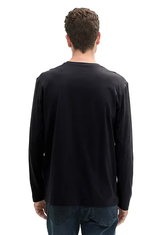 Tom Tailor longsleeve, Kleur: zwart