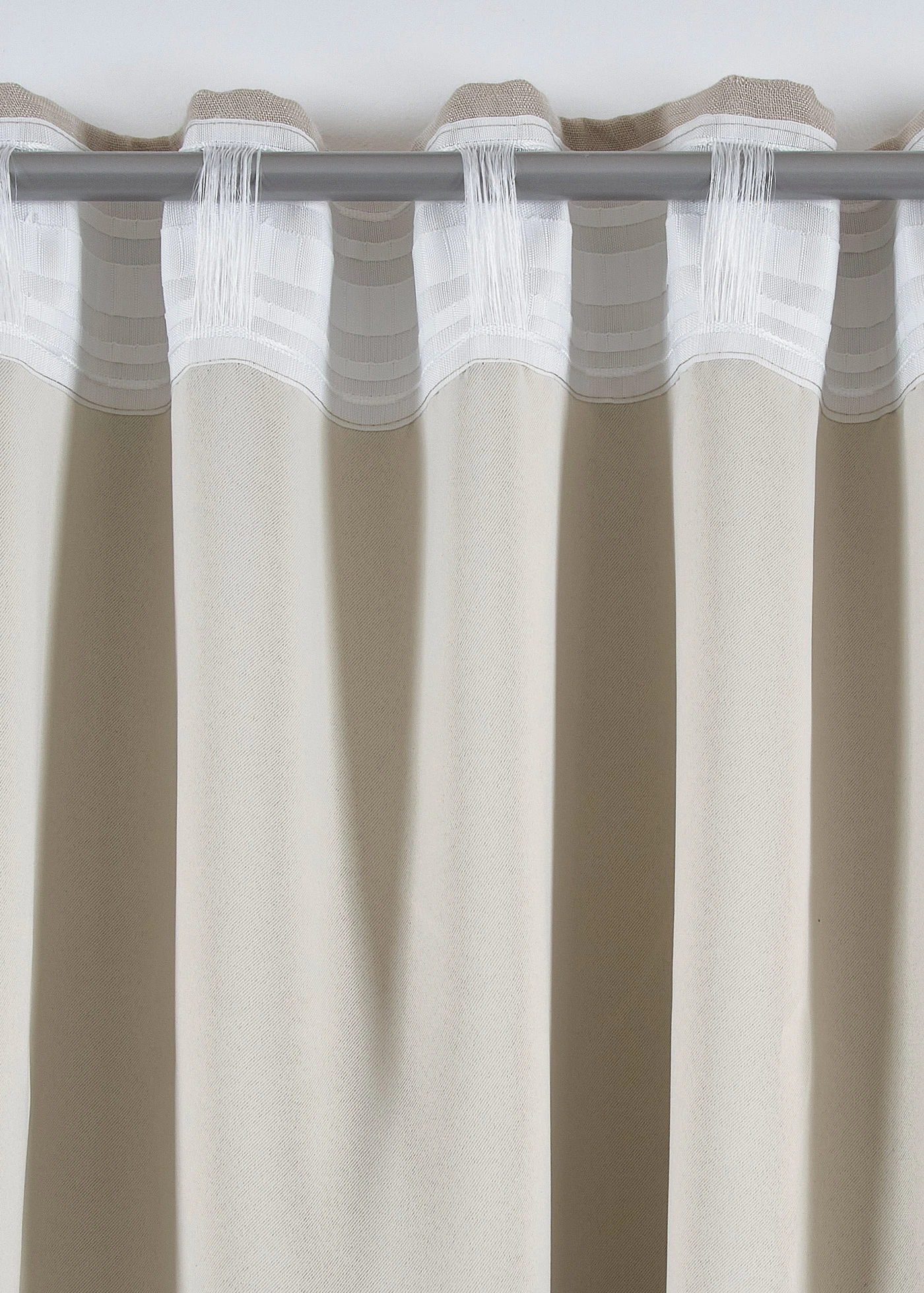 Rideau obscurcissant double épaisseur, devant texturé (1 pce) • beige • Boutique bonprix