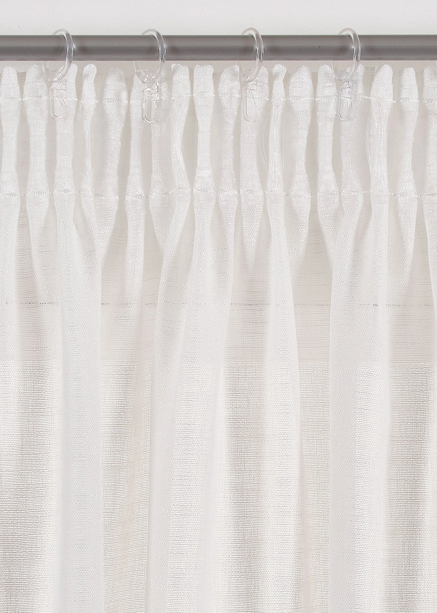 Rideau texturé, aussi en XXL (1 pce) • blanc • Boutique bonprix