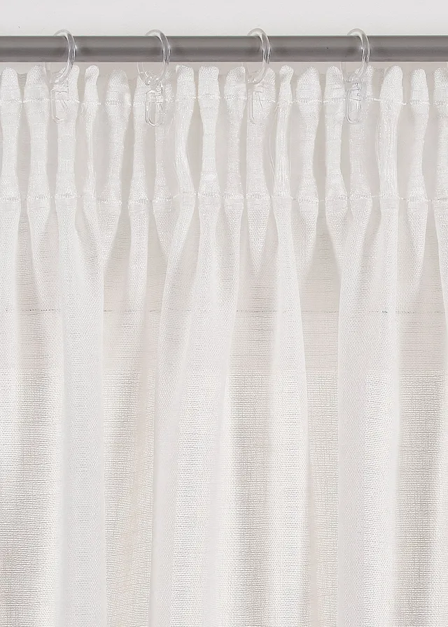 Rideau texturé, aussi en XXL (1 pce) • blanc • product-page.page-title-suffix