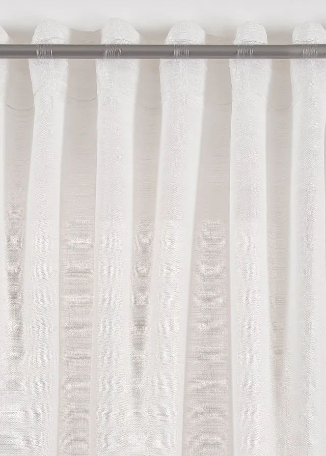 Rideau texturé, aussi en XXL (1 pce) • blanc • product-page.page-title-suffix