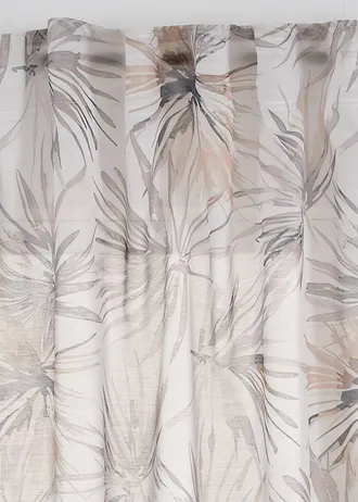 Mintás függöny (1 db) • krém-barna • bonprix áruház