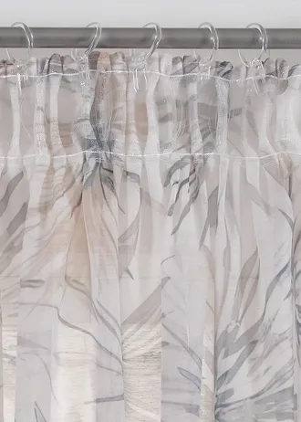 Mintás függöny (1 db) • krém-barna • bonprix áruház