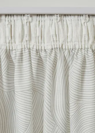 Voilage (1 pce) • blanc-gris • Boutique bonprix