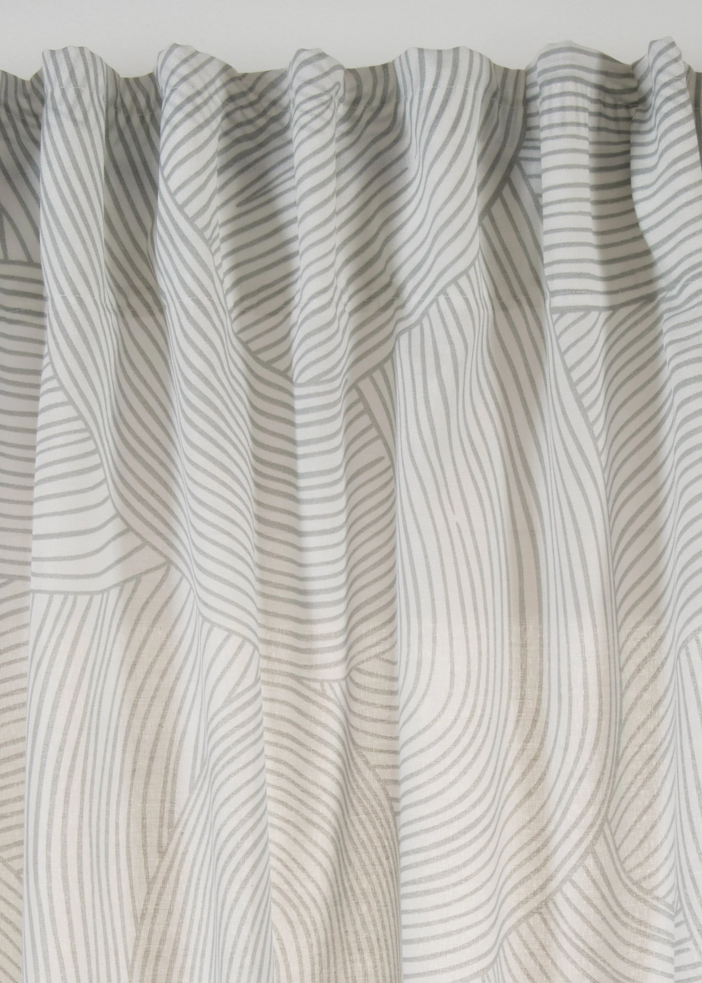 Gordijn van duurzaam materiaal (1 stuk) • wit-grijs • bonprix online shop