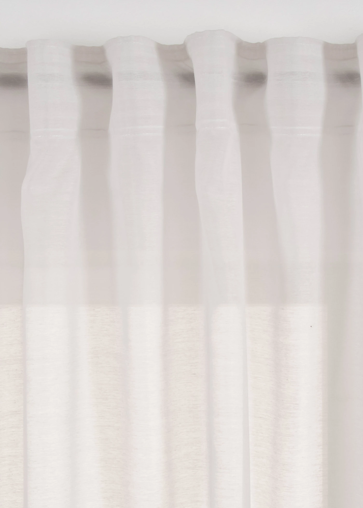 Voilage à imprimé (1 pce) • blanc-taupe • Boutique bonprix