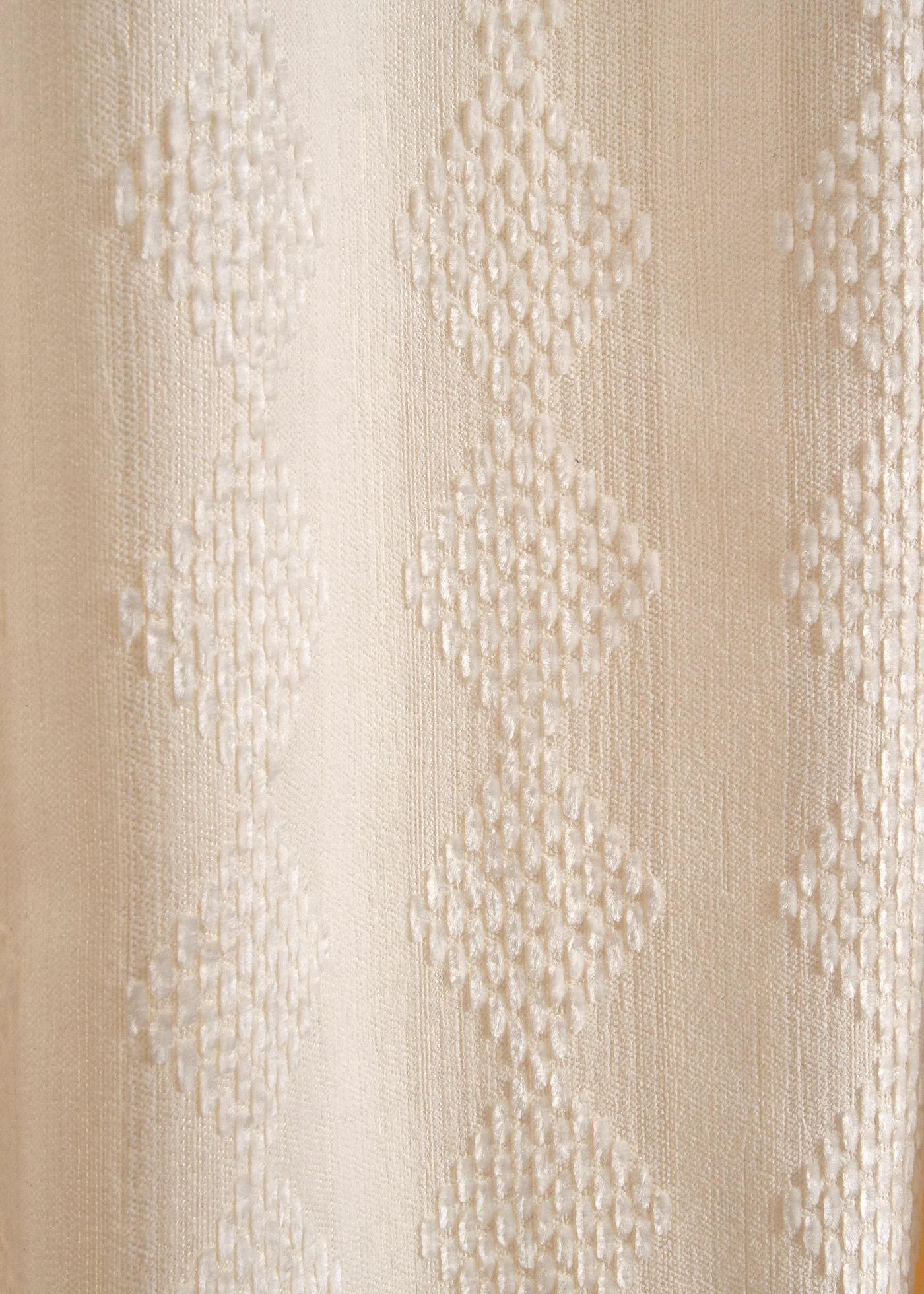 Ondoorzichtig gordijn van zacht chenille (1 stuk) • crème • bonprix online shop